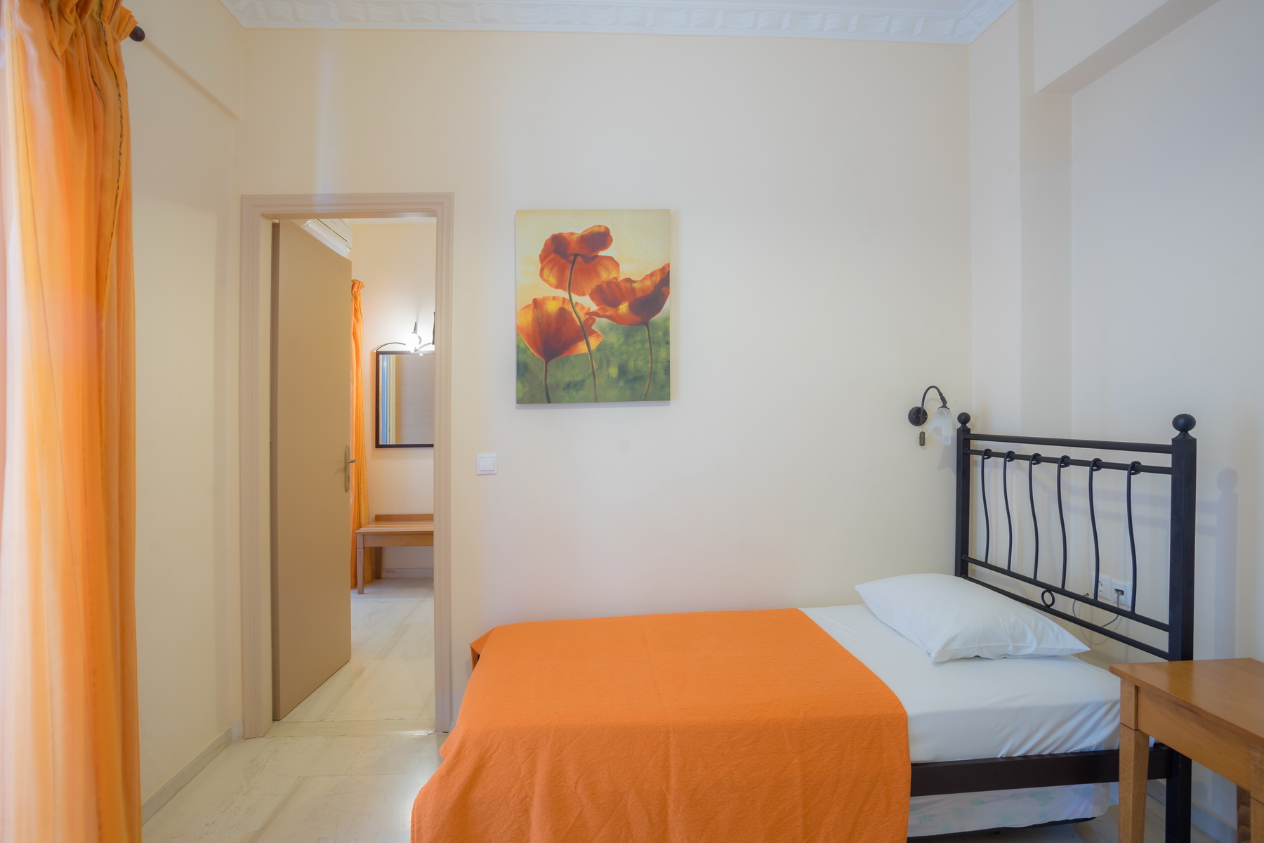 Apartment#3 with two rooms and side sea view